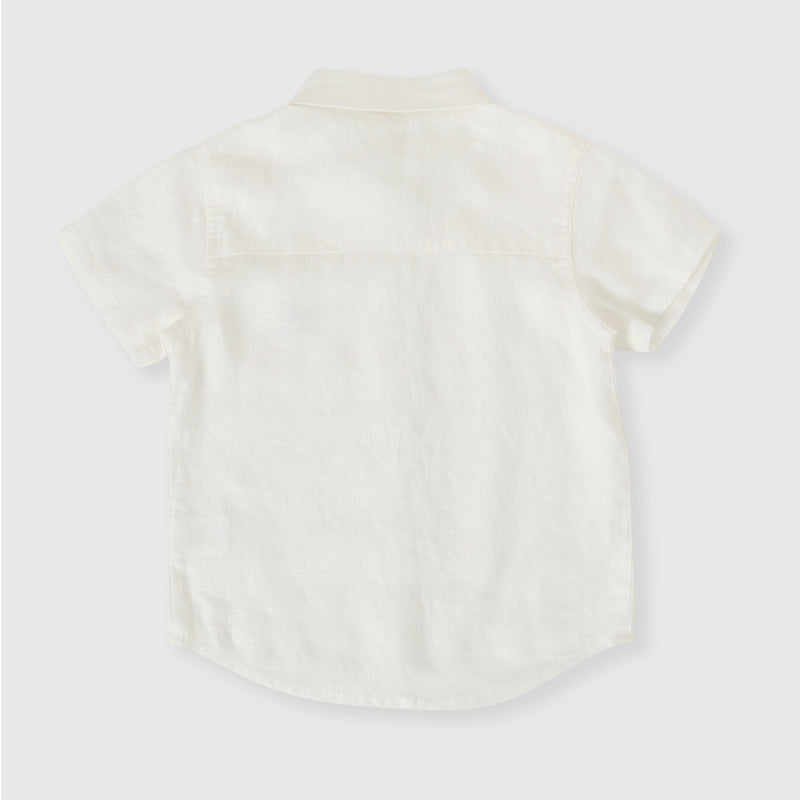 Goldie + Ace Holiday Linen Blend Shirt