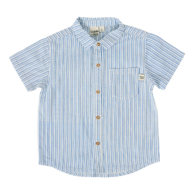Goldie + Ace Holiday Shirt - Sailor Stripe
