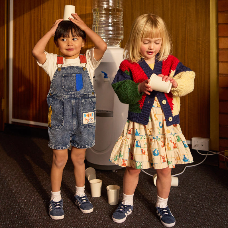 Goldie + Ace Burton Overalls - Primary Pop