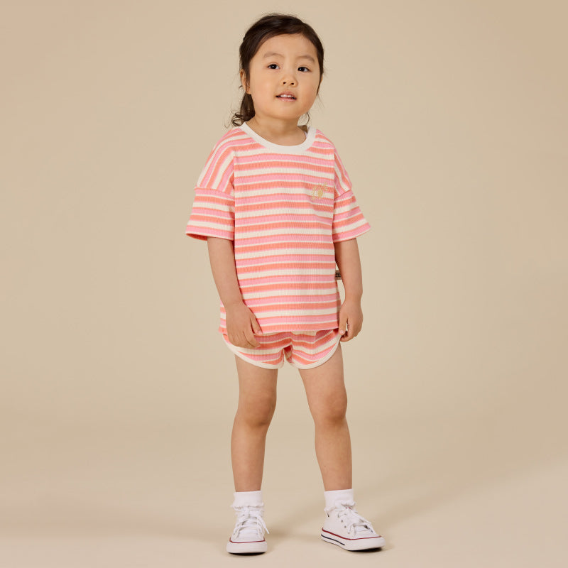 Goldie + Ace Shorts - Watermelon Stripe