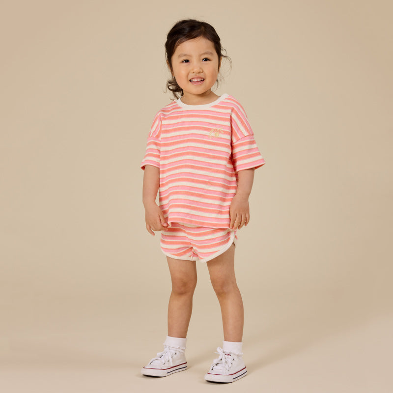 Goldie + Ace Shorts - Watermelon Stripe