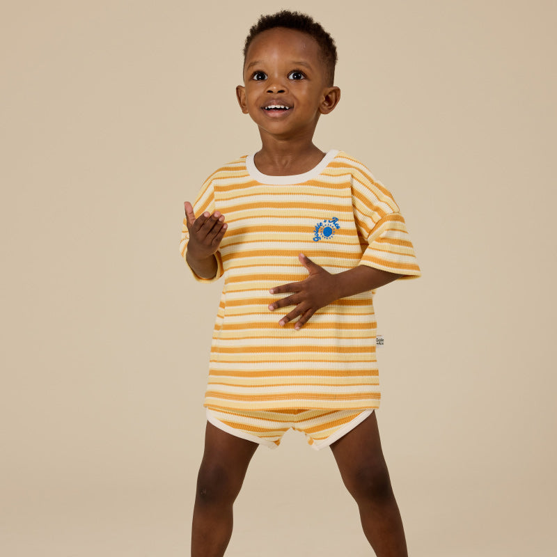Goldie + Ace T-Shirt - Sunshine Stripe