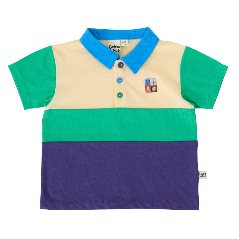 Goldie + Ace Colour Block Polo Shirt - Lewis