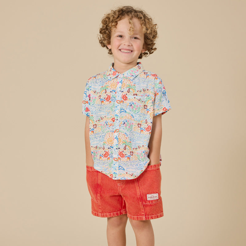 Goldie + Ace Holiday Shirt - Summer Bay