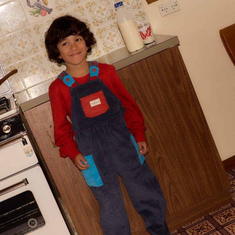 Goldie & Ace Sammy Cord Overalls - Colour Block