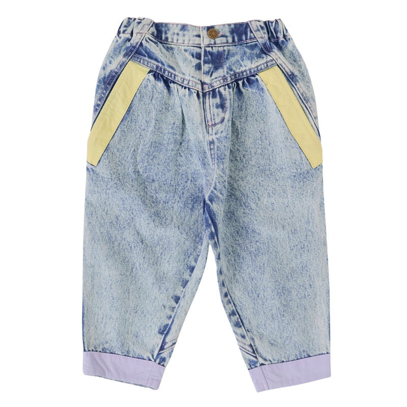 Goldie + Ace Nora Denim Pant - Pastel Pop