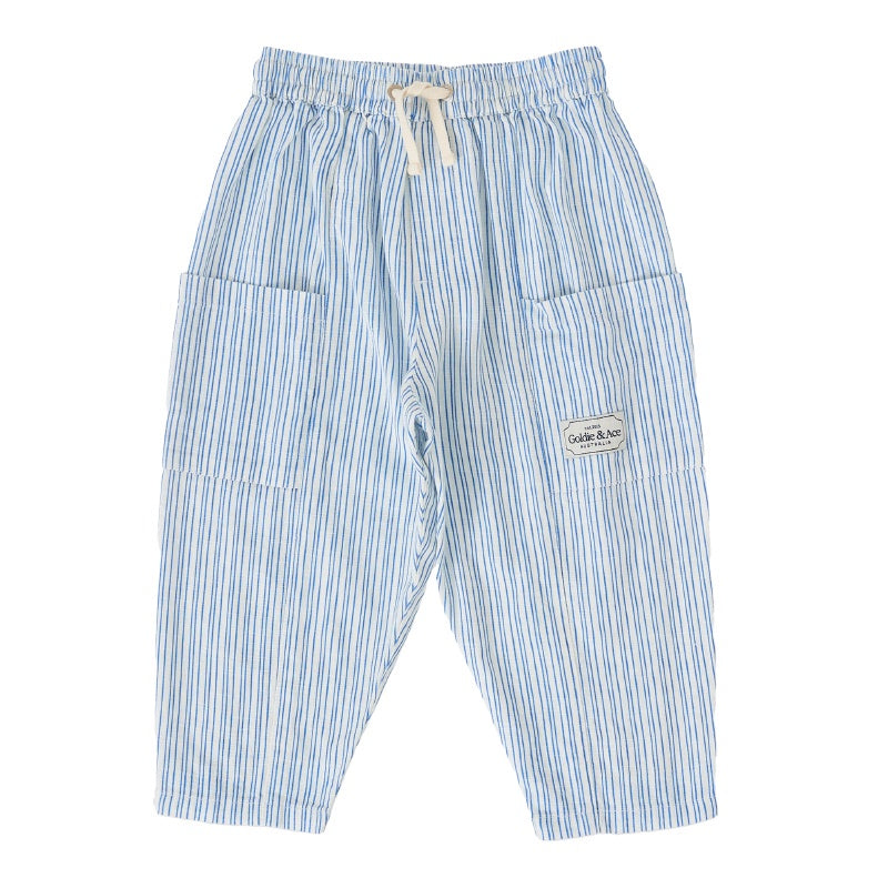 Goldie + Ace Kit Linen Pants - Sailor Stripe