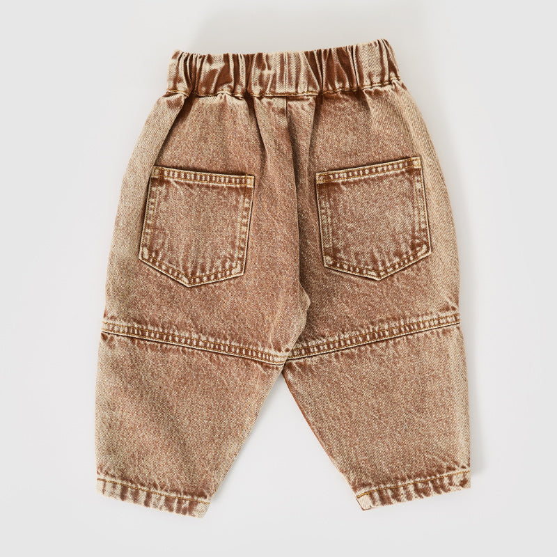 Goldie & Ace Drew Denim Pocket Pant - Brown