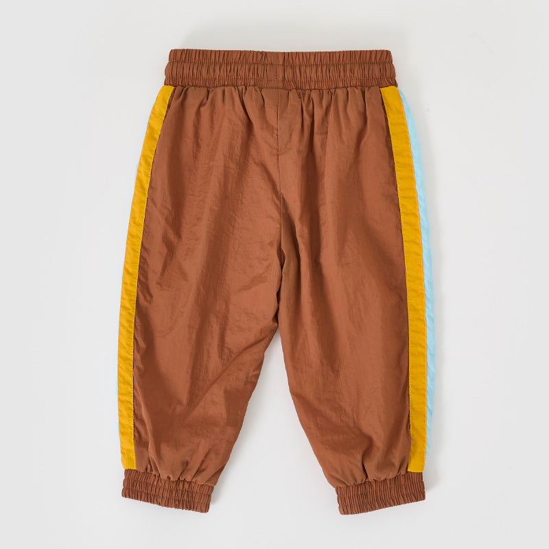 Goldie & Ace Retro Lightweight Sporty Pants - Brown