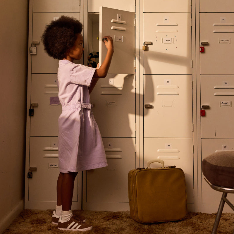 Goldie & Ace Piper Denim Belted Dress - Mauve