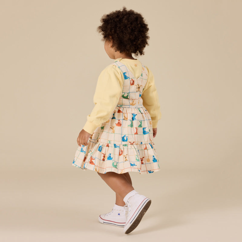 Goldie + Ace Tully Tiered Pinafore Dress - Hopscotch