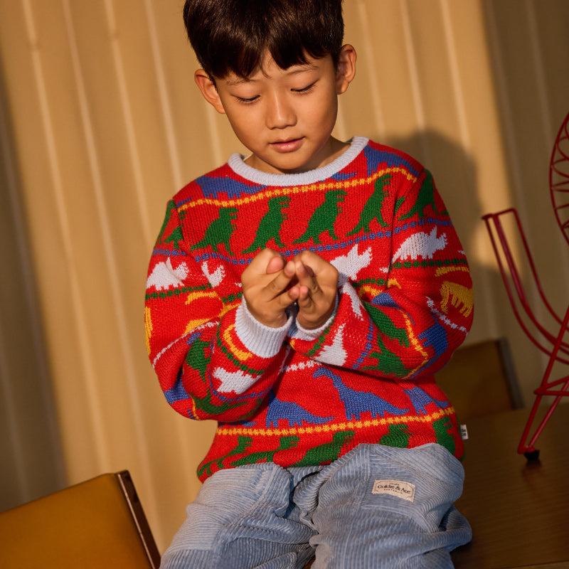Goldie & Ace Dino Knit Jumper