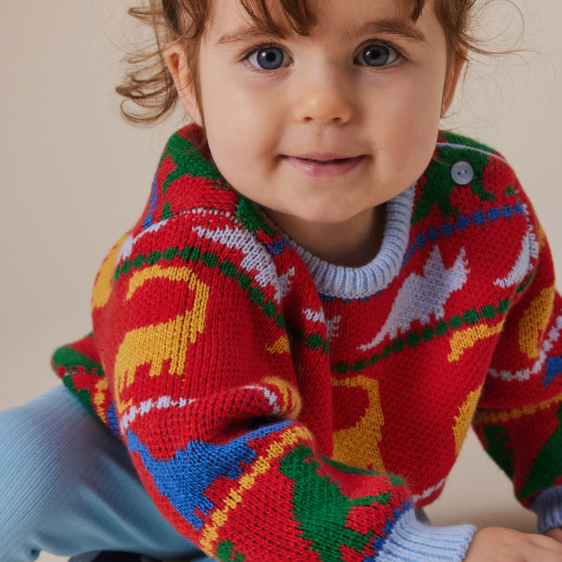 Goldie & Ace Dino Knit Jumper