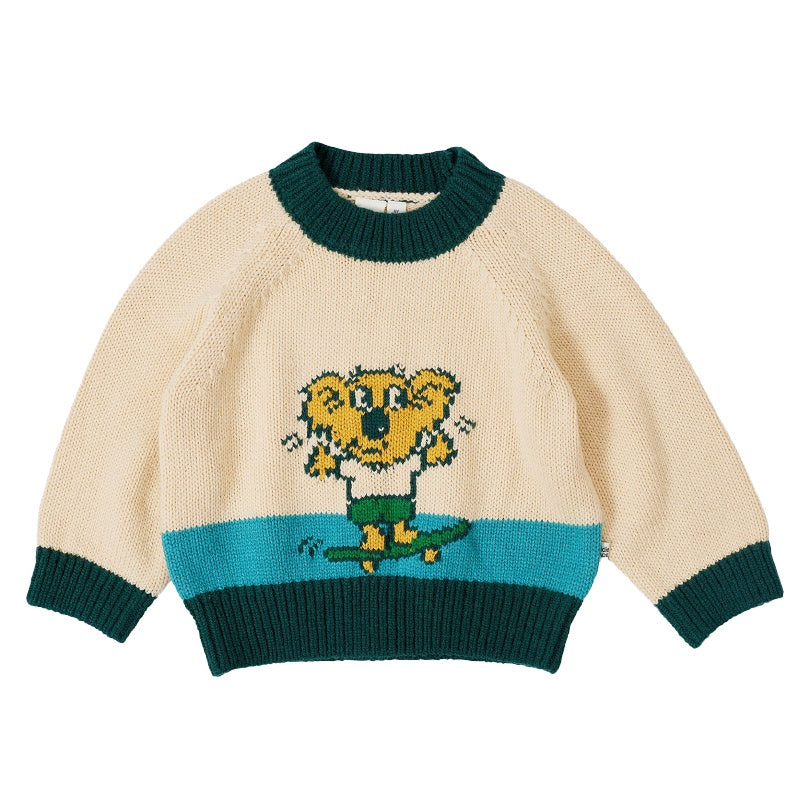 Goldie + Ace Marley Knit Jumper - Koala