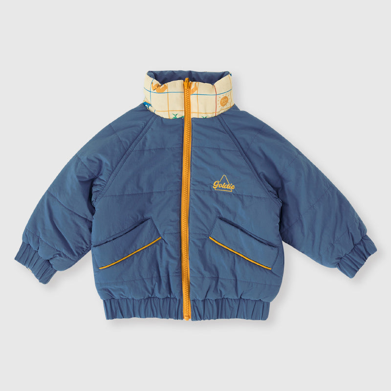 Goldie + Ace Reversible Puffer - Hopscotch