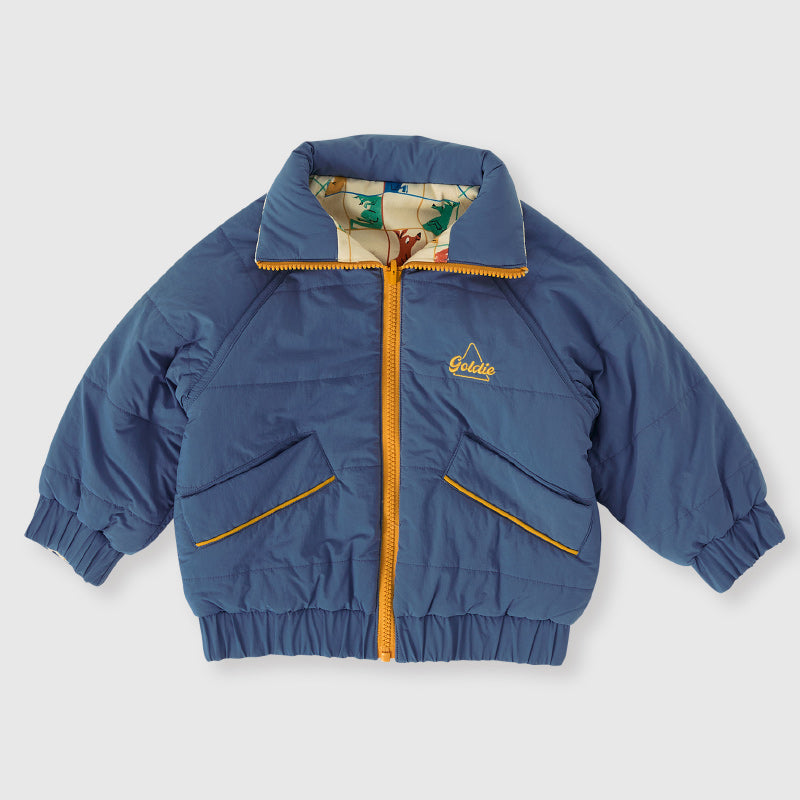 Goldie + Ace Reversible Puffer - Hopscotch