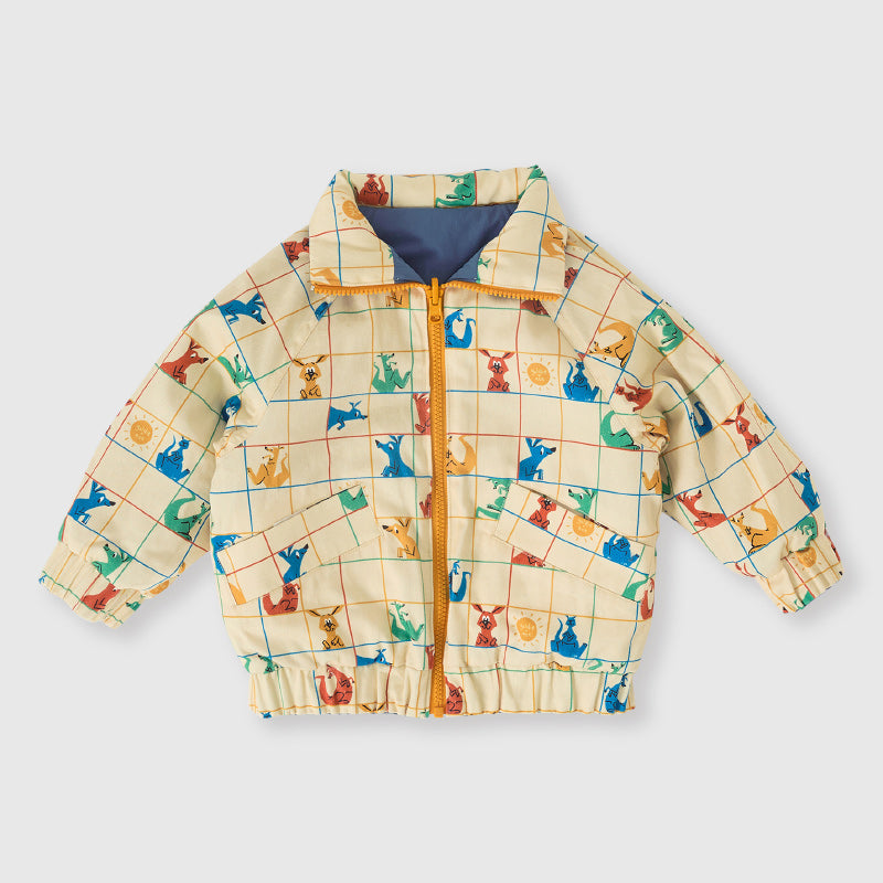 Goldie + Ace Reversible Puffer - Hopscotch