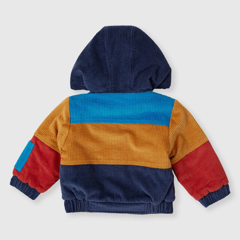 Goldie + Ace Retro Corduroy Colourblock Jacket