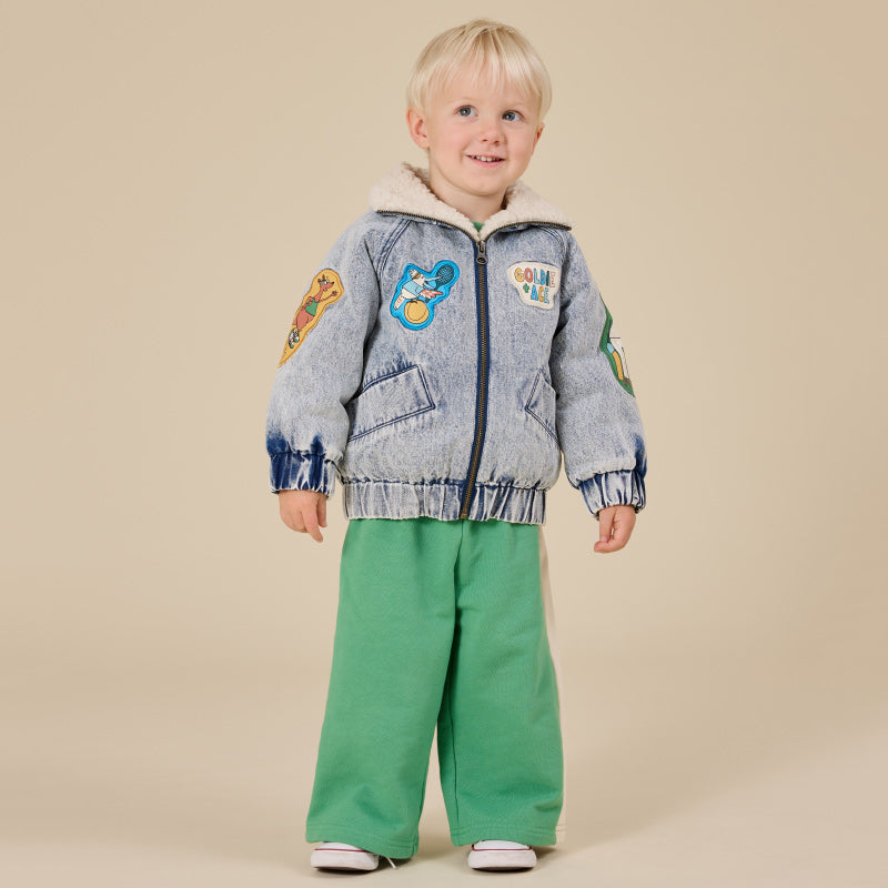 Goldie + Ace Arlo Pant - Fern/Vanilla