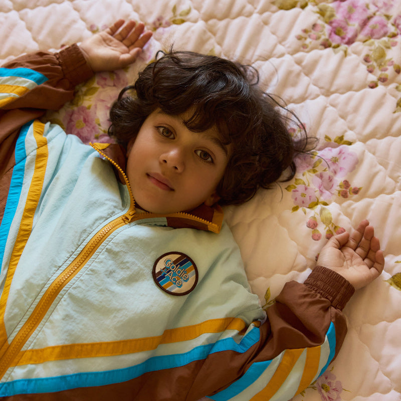 Goldie & Ace Retro Lightweight Spray Jacket - Brown