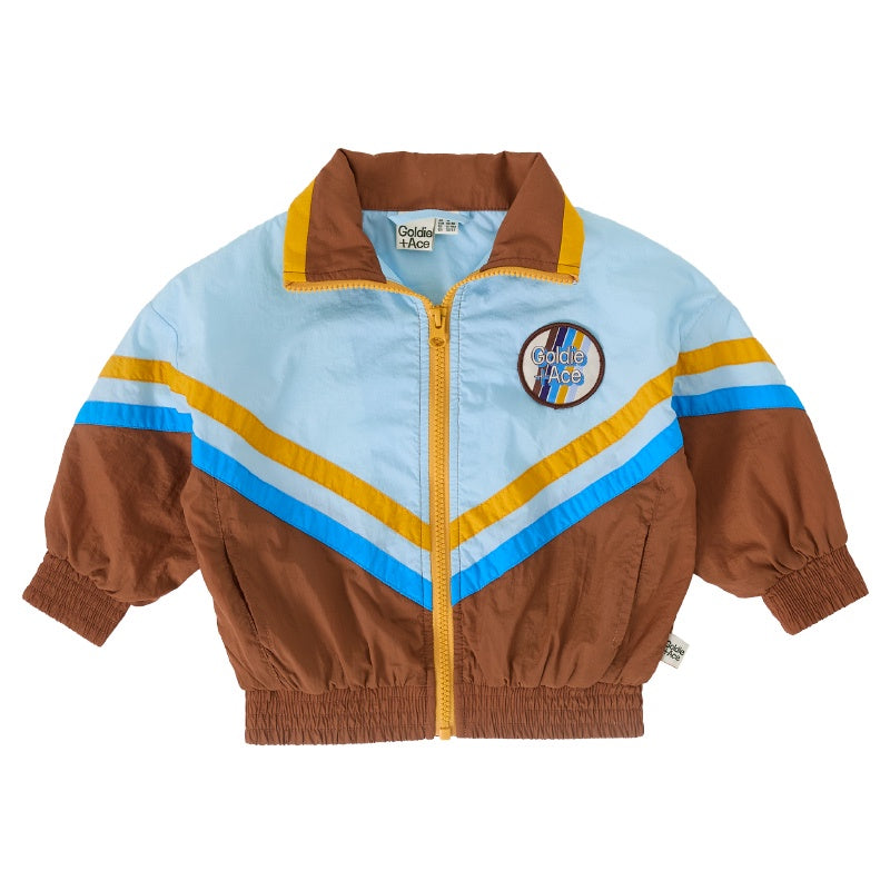 Goldie & Ace Retro Lightweight Spray Jacket - Brown