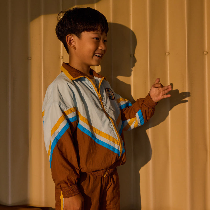 Goldie & Ace Retro Lightweight Spray Jacket - Brown