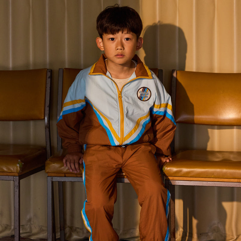 Goldie & Ace Retro Lightweight Sporty Pants - Brown