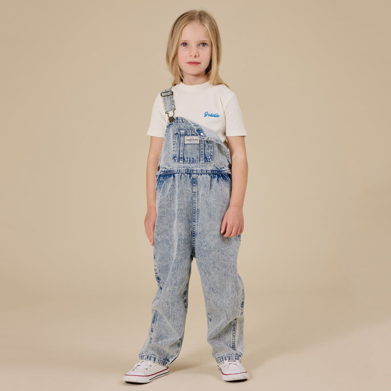 Goldie + Ace Austin Denim Overalls - Light Vintage Washed