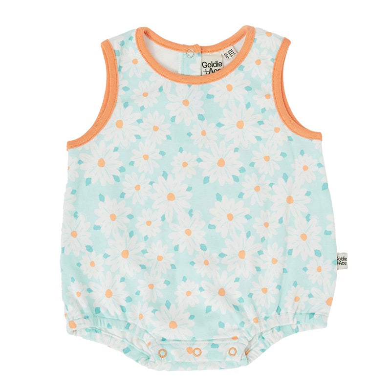 Goldie & Ace Bubble Romper - Daisy Delight