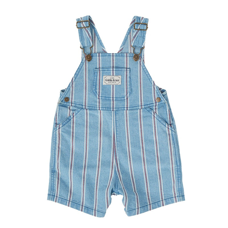 Goldie & Ace Burton Overalls - Classic Stripe Light