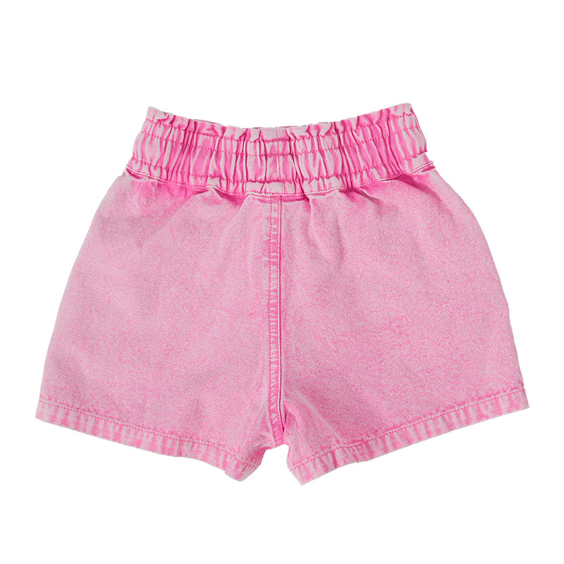 Goldie & Ace Ziggy Shorts - Denim Bubblegum