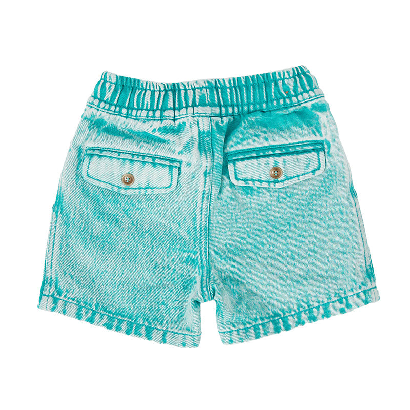 Goldie & Ace Noah Shorts - Denim Turquoise