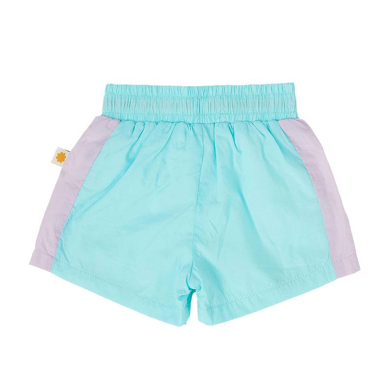 Goldie & Ace Retro Sporty Shorts - Lagoon Multi