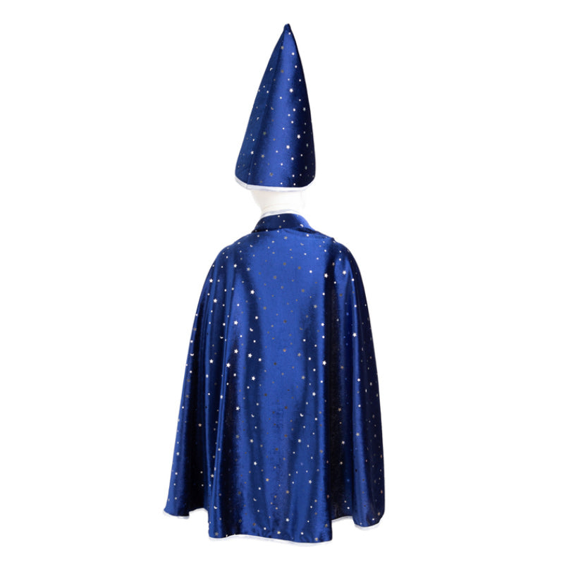 Wizard Cape & Hat - Blue/Silver Sparkle