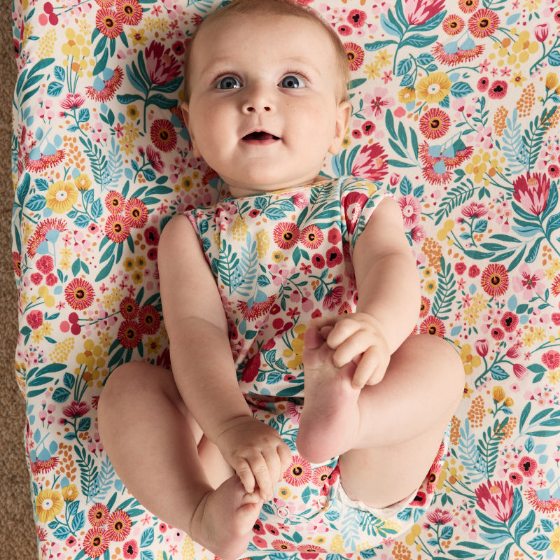 Goldie & Ace Bubble Romper - Native Botanical