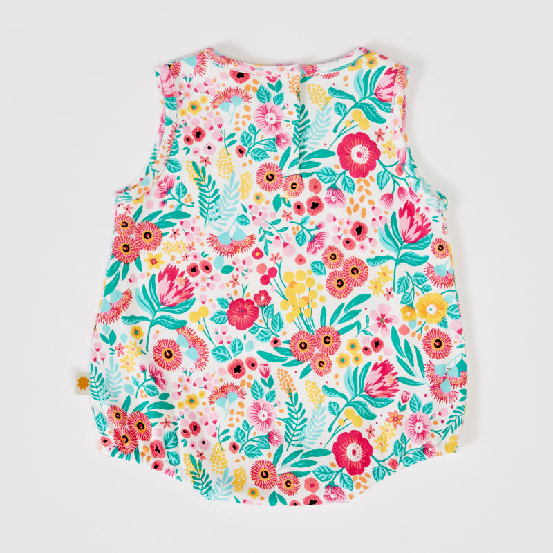 Goldie & Ace Bubble Romper - Native Botanical