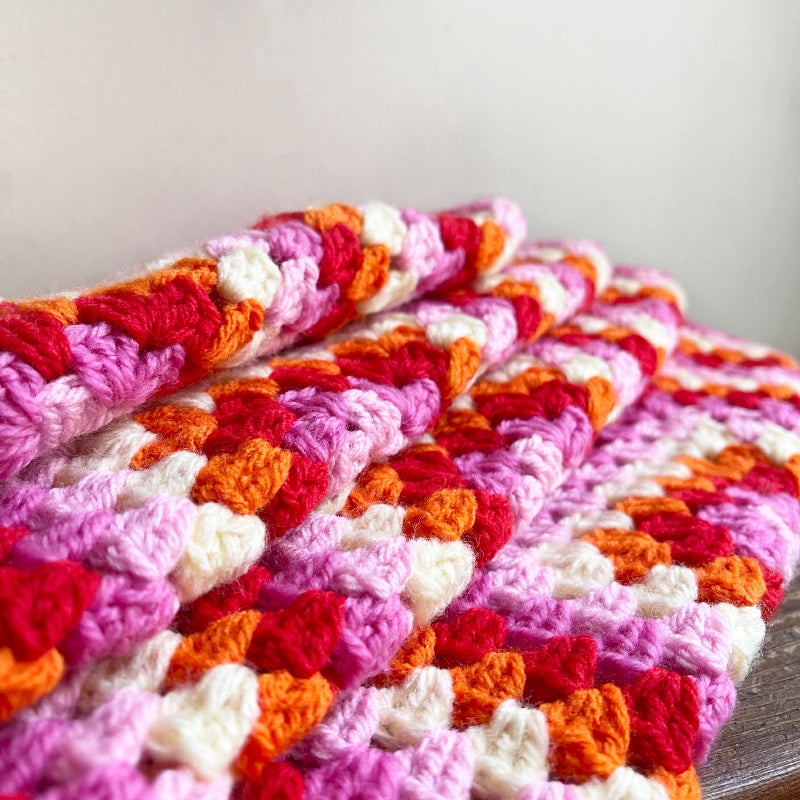 Dolls Bed Blanket / Pillow Set - Pink