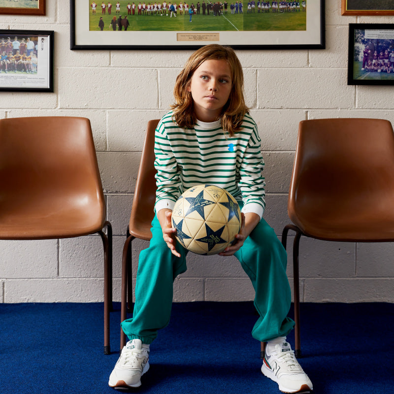 Sherif LS Pepe Tee - Green Stripe