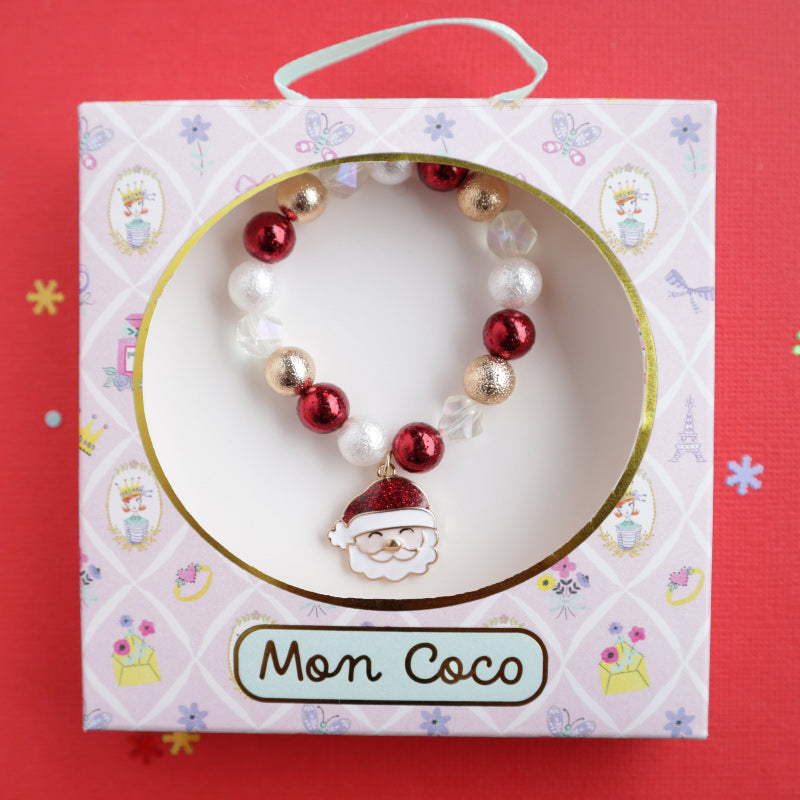 Mon Coco Elastic Bracelet - Dear Santa Rich text editor