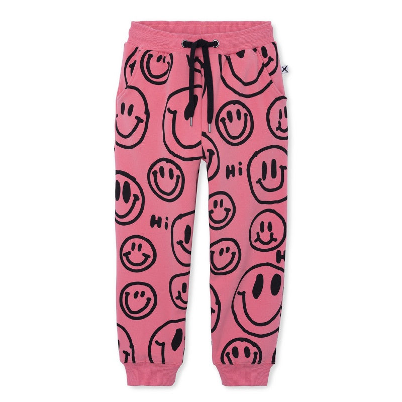Minti Happy Furry Trackies - Pink