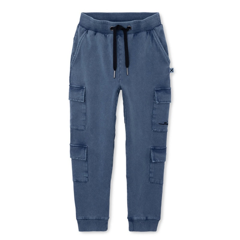 Minti Multi Pocket Trackies - Midnight Wash