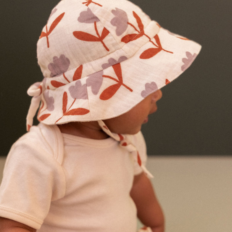 Nature Baby Muslin Sunhat - Fleurette