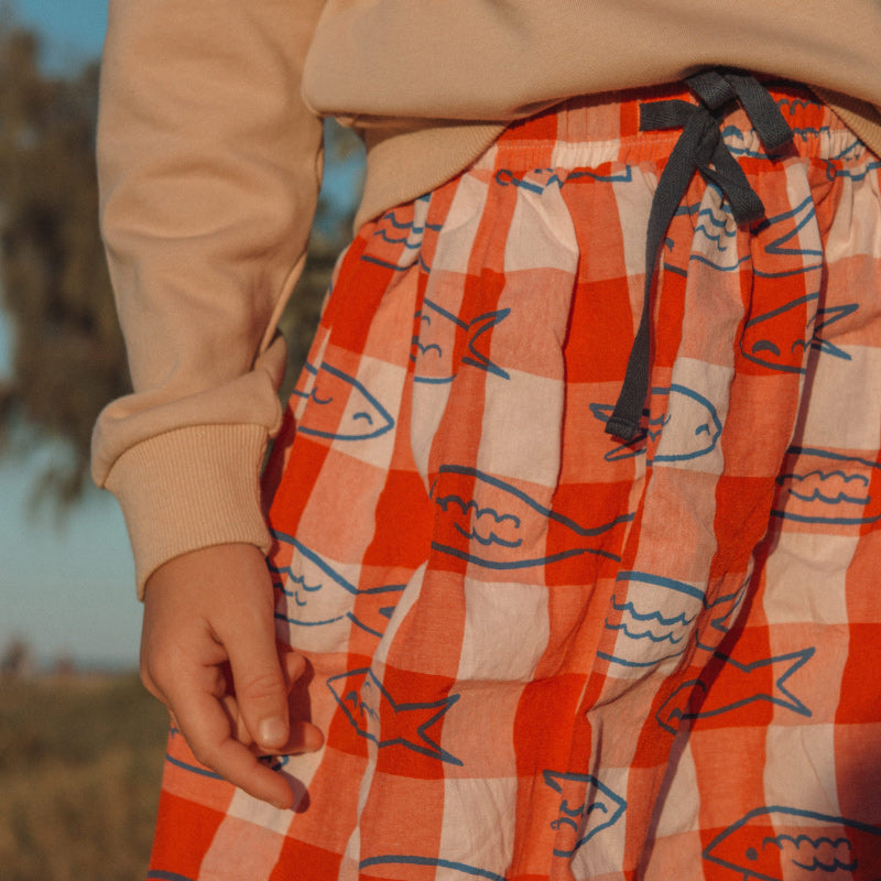 Olive And The Captain Hadley Skirt - Deli Check main image 0