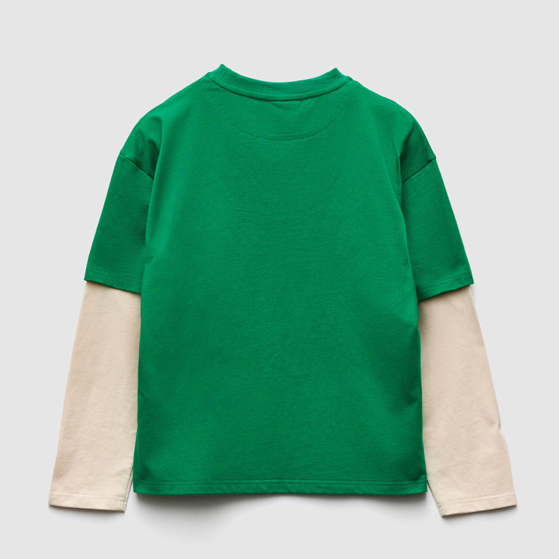 Sherif LS Overlay Tee - Green