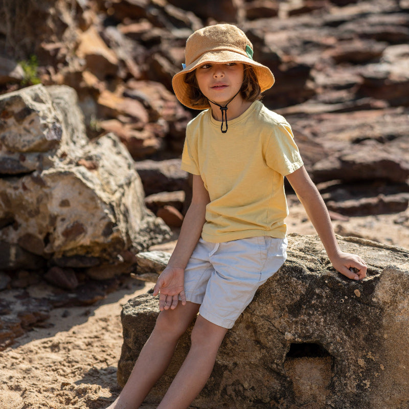 Acorn Bucket Hat - Terry Caramel