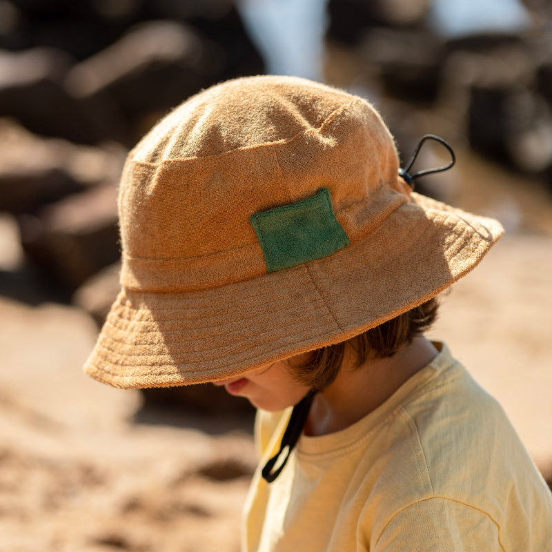 Acorn Bucket Hat - Terry Caramel