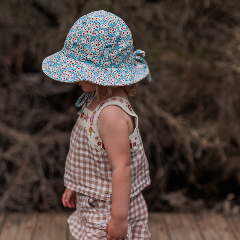 Acorn Wide Brim Hat - Poppie Reversible
