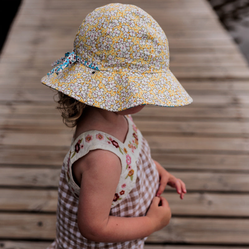 Acorn Wide Brim Hat - Poppie Reversible
