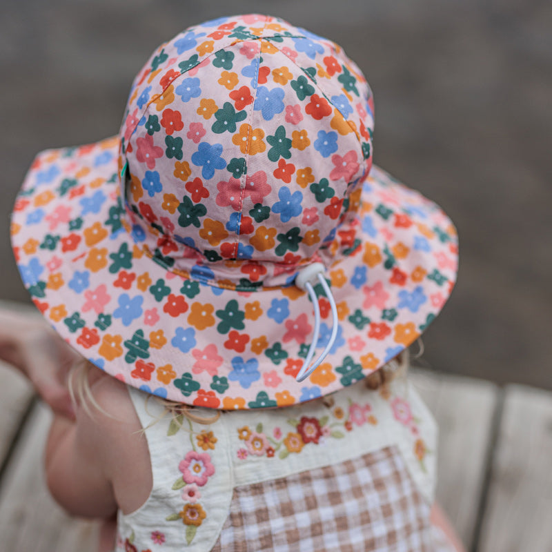 Acorn Wide Brim Hat - Flower Field