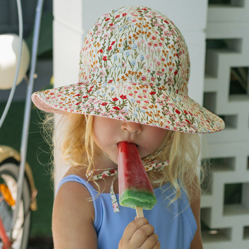 Acorn Reversible Wide Brim Hat - Fiorella